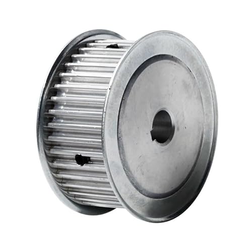 Zahnriemenscheibe, Zahnriemenrad, 1 Stück HTD 5M-48T 16/21/27 mm Breite Zahnradscheibe mit Keilnut 8-42 mm Bohrung 48 Zähne Getriebescheibe(Grooves 16 Bore 20/6 * 2.8) von GIAYEU