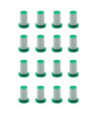 16 Stück 8079-PP-100 Sprühdüsen Sieb passend für TeeJet AIXR110015 AIXR11002 AIXR110025 Sprühdüsen mit Edelstahl 100 Mesh-Sieb 16 Stück 8079-PP-100 Sprühdüsen Sieb passend für TeeJet AIXR110015 AIXR11002 AIXR110025 Sprühdüsen mit Edelstahl 100 Mesh-Sieb von GIBACAD