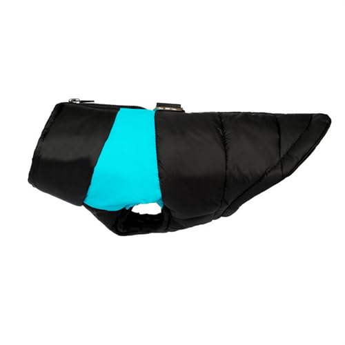 GIBZ Hundemantel Winter Outdoor, Warme Hundejacke mit Geschirr Wasserdicht Winddicht, Weste für Kleine, Mittelgroße Haustier, Blau, XS GIBZ Hundemantel Winter Outdoor, Warme Hundejacke mit Geschirr Wasserdicht Winddicht, Weste für Kleine, Mittelgroße Haustier, Blau, XS von GIBZ