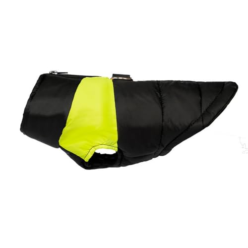 GIBZ Hundemantel Winter Outdoor, Warme Hundejacke mit Geschirr Wasserdicht Winddicht, Weste für Kleine, Mittelgroße Haustier, Gelb, L GIBZ Hundemantel Winter Outdoor, Warme Hundejacke mit Geschirr Wasserdicht Winddicht, Weste für Kleine, Mittelgroße Haustier, Gelb, L von GIBZ