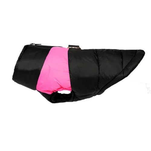 GIBZ Hundemantel Winter Outdoor, Warme Hundejacke mit Geschirr Wasserdicht Winddicht, Weste für Kleine, Mittelgroße Haustier, Rosa, L GIBZ Hundemantel Winter Outdoor, Warme Hundejacke mit Geschirr Wasserdicht Winddicht, Weste für Kleine, Mittelgroße Haustier, Rosa, L von GIBZ