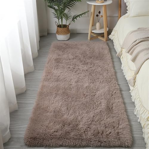 GIBZ Teppich Flauschig Rechteckiger Weicher Waschbar rutschfest Teppiche für Schlafzimmer Wohnzimmer Langhaar Braun 2 80x180cm GIBZ Teppich Flauschig Rechteckiger Weicher Waschbar rutschfest Teppiche für Schlafzimmer Wohnzimmer Langhaar Braun 2 80x180cm von GIBZ