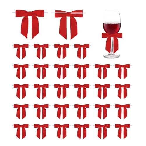 GIDWRIY 30 Stück Kleine Deko Schleifen,Geschenkschleifen Hochzeit,ZuckertüTe Schleifen Satinband,Satinschleife Geschenkverpackung,Torten Schleifen Geburtstag Dekoration für Weihnachten, Valentinstag GIDWRIY 30 Stück Kleine Deko Schleifen,Geschenkschleifen Hochzeit,ZuckertüTe Schleifen Satinband,Satinschleife Geschenkverpackung,Torten Schleifen Geburtstag Dekoration für Weihnachten, Valentinstag von GIDWRIY