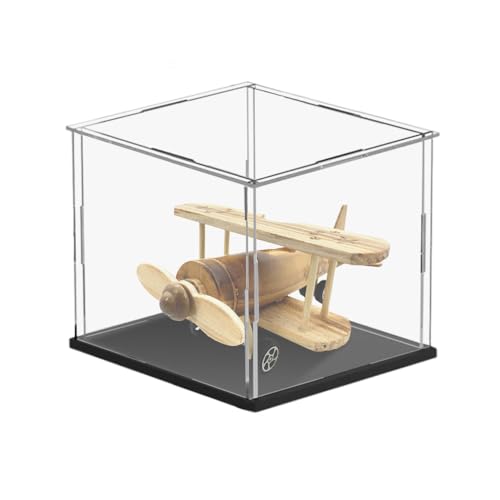 GIDWRIY Acryl Vitrine Schaukasten Klein 15x15x15 cm，Acryl Box Transparent，Display Case Acrylic，Klare Display Box，Minifiguren Vitrine Sammlervitrine，Blind Box Vitrine Modellauto für Figuren, Modelle von GIDWRIY