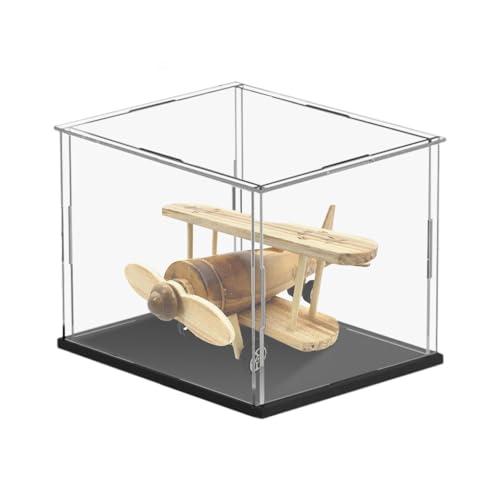 GIDWRIY Acryl Vitrine Schaukasten Klein 20x15x20 cm，Acryl Box Transparent，Display Case Acrylic，Klare Display Box，Minifiguren Vitrine Sammlervitrine，Blind Box Vitrine Modellauto für Figuren, Modelle von GIDWRIY