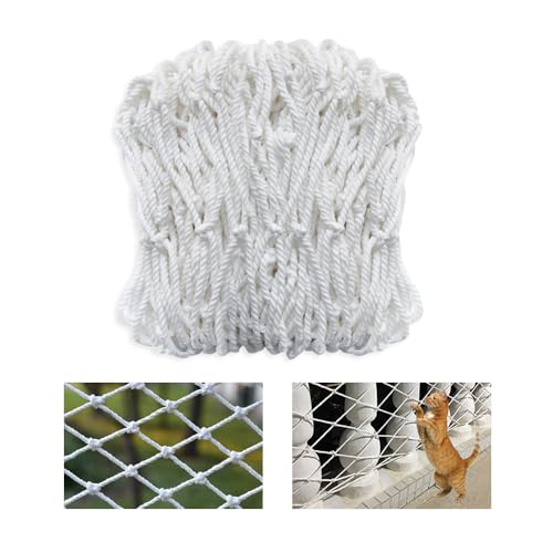 GIDWRIY Sicherheitsnetz Balkon Kinder 1.5 X 3 M,Schutznetz Hochbett Seilnetz Rausfallschutz,Absperrnetz Treppe Outdoor,Absturzsicherung Netz,Safety Net,Fensternetz Katzen Fangnetz Balkon Katzengitter von GIDWRIY