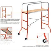 Trade Shop - trabattello fai da te medio mit legno altezza massima 3,78 m kreo medio - von GIERRE