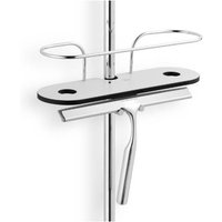 Giesse - Giese Duschkorb 40602-02 inklusive Halter und Wischer, Montage an einer Brausestange von GIESSE