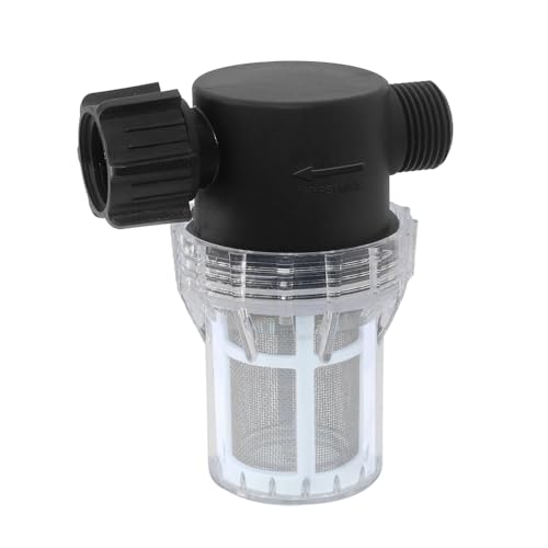 GIEX Quick Connect Sediment 30 Mesh Filteraufsatz, Leitungswasserschlauchfilter mit Garten-Hochdruckreiniger-Einlass NH/GHT-Gewinde, für Autowäsche, Wohnmobil, Camping, Aquarium, Gartenbewässerung GIEX Quick Connect Sediment 30 Mesh Filteraufsatz, Leitungswasserschlauchfilter mit Garten-Hochdruckreiniger-Einlass NH/GHT-Gewinde, für Autowäsche, Wohnmobil, Camping, Aquarium, Gartenbewässerung von GIEXSMART