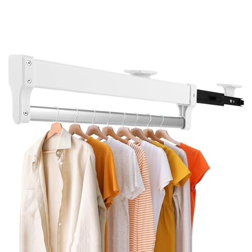 GIFALPXO Ausziehbare Kleiderstange Zum Herausziehen, Multifunktion Hosenhalter, Platzsparend Garderobenauszug Verstellbarer Kleiderschrank Kleiderstange Kleiderbügel Verstellbar,350mm GIFALPXO Ausziehbare Kleiderstange Zum Herausziehen, Multifunktion Hosenhalter, Platzsparend Garderobenauszug Verstellbarer Kleiderschrank Kleiderstange Kleiderbügel Verstellbar,350mm von GIFALPXO