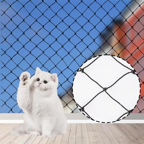 GIFANEO Katzennetz für Balkon und Fenster 6x3m katzenschutznetz mit hochfestem Nylon,Katzennetz für Balkon,Katzenschutznetz Schwarz, Bissfest und alterungsbeständig GIFANEO Katzennetz für Balkon und Fenster 6x3m katzenschutznetz mit hochfestem Nylon,Katzennetz für Balkon,Katzenschutznetz Schwarz, Bissfest und alterungsbeständig von GIFANEO