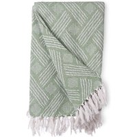 Decke mit Fransen mova 100% Baumwolle, 125 x 150 cm Decke mit Fransen mova 100% Baumwolle, 125 x 150 cm von GIFT DECOR