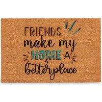 Fußmatte aus Kokosfaser friends, 40 x 60 cm von GIFT DECOR