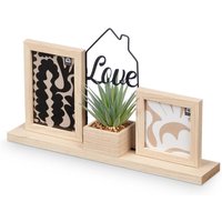 Gift Decor - Rahmen für ein Bild mit der Pflanze love, 40 x 23 x 7 cm Gift Decor - Rahmen für ein Bild mit der Pflanze love, 40 x 23 x 7 cm von GIFT DECOR