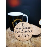 Vater Tag Geschenk Für Papa Lustige Text Spaß Sagen Kork Untersetzer Graviert Geschenke Personalisierte Trinken Matten von GIFTARTLV