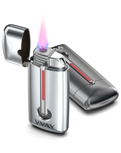 Sturmfeuerzeug, Sturmfeuerzeug Jetflamme Gas Nachfüllbar, Jet Feuerzeug Gasfeuerzeug Jetflame, 2er-Set ohne Gas Sturmfeuerzeug, Sturmfeuerzeug Jetflamme Gas Nachfüllbar, Jet Feuerzeug Gasfeuerzeug Jetflame, 2er-Set ohne Gas von GIFTORCH