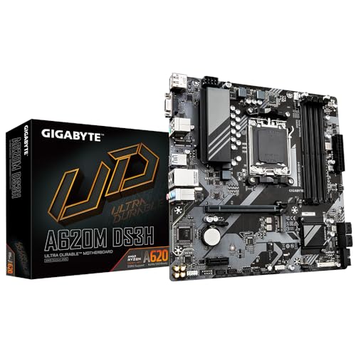 Gigabyte A620M DS3H (rev. 1.0) AMD A620 Buchse AM5 Micro ATX von Gigabyte