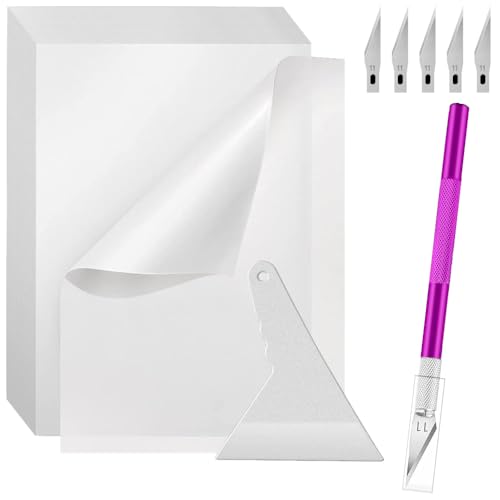 GIGIIS Daming Painting Zubehör Trennpapier 200 Blätter 10 * 15CM Staubfrei Halten Skalpell Messer Basteln Diamantpaintingbilder Zubehör 1 Stück Herrscherin von GIGIIS