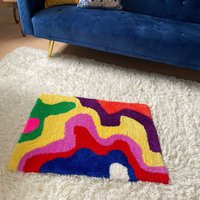 Handgemachter Tufted Teppich| Rug "Colorful" Unikat von GIGIPARIGI