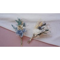 Boho Set Mini Trockenblumen Blumensträuße | Blaues Thema Mini-Blumenstrauß Kleine Flaschenarrangements Tischdekorationen Briefkasten Geschenke von GIGkelly