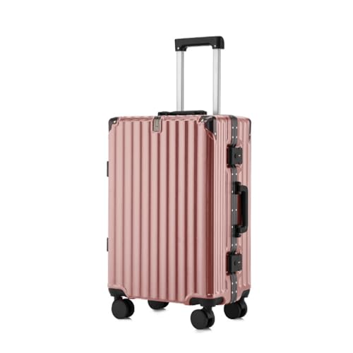 GIIYOEW Koffer Handgepäck mit Aluminiumrahmen 20 Zoll PC Hardside Leichte Koffer mit Rollen mit Getränkehalter,Rosa,28in GIIYOEW Koffer Handgepäck mit Aluminiumrahmen 20 Zoll PC Hardside Leichte Koffer mit Rollen mit Getränkehalter,Rosa,28in von GIIYOEW