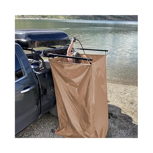 GIIYOEW Tragbare Dusche Camping Duschzelt Auto Camping Duschzelt Duschzelt Markise mit Dach,A von GIIYOEW