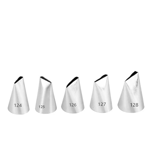 GIJMZY Vereisung Rohrleitungsdüsen Stainless Steel Petal Pastry Nozzles Cream Piping Nozzle DIY Cupcake Dessert Decoration Supplies 124# 125# 126# 127# 128# GIJMZY Vereisung Rohrleitungsdüsen Stainless Steel Petal Pastry Nozzles Cream Piping Nozzle DIY Cupcake Dessert Decoration Supplies 124# 125# 126# 127# 128# von GIJMZY