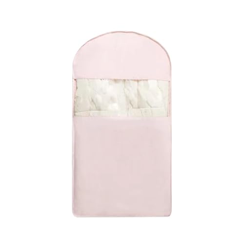 Kleidersack Platzsparender Kleidersack For Aufhängen Mit Selbstkomprimierendem Reißverschluss, Platzsparender Schrank-Organizer, Staubschutzhülle(Pink M) von GIJMZY