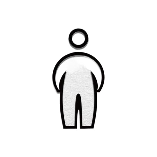WC Schild Toiletten-Schild Im Verschiedenen Stil(MAN A) von GIJMZY