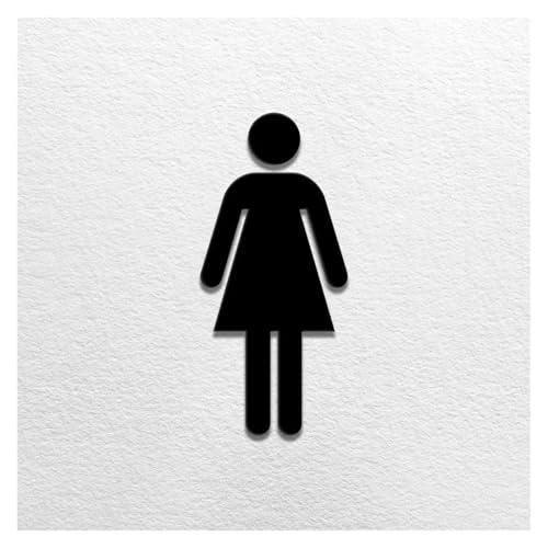 WC Schild Toiletten-Schild Im Verschiedenen Stil(WOMEN) von GIJMZY