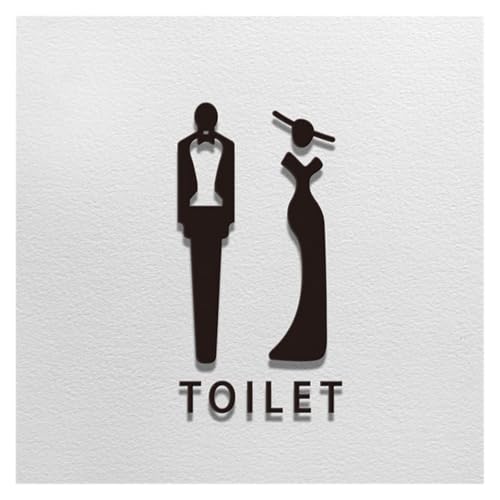 WC Schild Toiletten-Schild Im Verschiedenen Stil(Washroom B) von GIJMZY