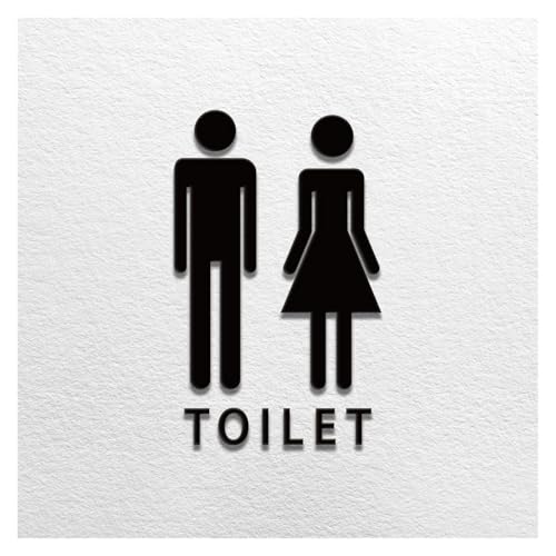WC Schild Toiletten-Schild Im Verschiedenen Stil(Washroom C) von GIJMZY