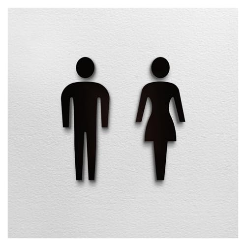 WC Schild Toiletten-Schild Im Verschiedenen Stil(Washroom E) von GIJMZY