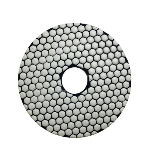 Polierpad 7 Stück 5"/125mm 7"/180mm Polierpad zum Trockenpolieren Diamant Schleifscheibe Zum Reinigen Und Polieren Von Marmor Schleifwerkzeug (1500,7 PCS_5 INCHES) von GIKKEPXKL