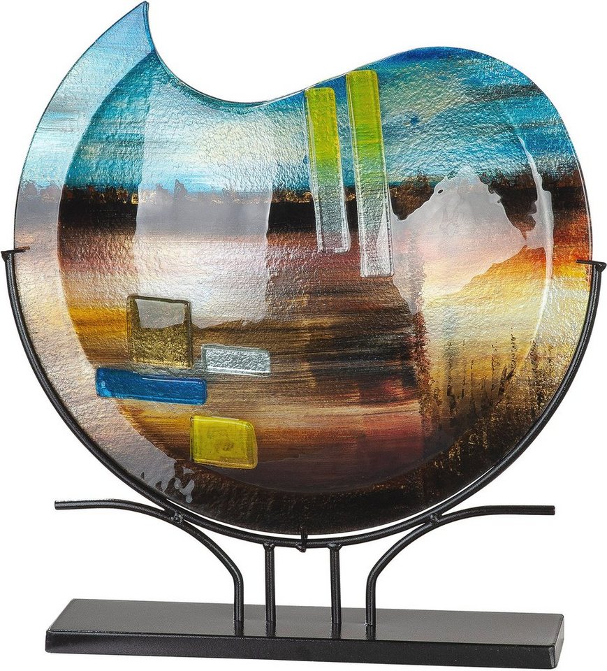 GILDE GLAS art Dekovase Campo (1 St), aus Glas, Höhe ca. 48 cm von GILDE GLAS art