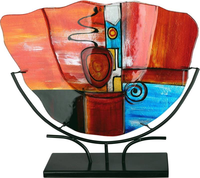 GILDE GLAS art Dekovase New Life 1 (1 St), handbemalt mit Fusingglas-Elementen von GILDE GLAS art