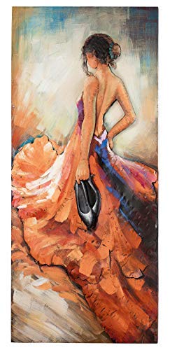 GILDE Gallery Bild XXL - Barefoot Tango - Kunstobjekt - Metallkunst 140 x 70 cm von GILDE Gallery