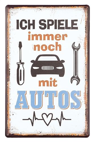 1 Metallschild zum Aufhängen, "Schrauber" für die Werkstatt,garage,Schrauberbude 1 Metallschild zum Aufhängen, "Schrauber" für die Werkstatt,garage,Schrauberbude von GILDE
