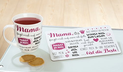 1x Brettchen Mama du bist... Melamin Breite 23,5 cm, Geschenk, Muttertag, Geschirr, Küche 1x Brettchen Mama du bist... Melamin Breite 23,5 cm, Geschenk, Muttertag, Geschirr, Küche von GILDE