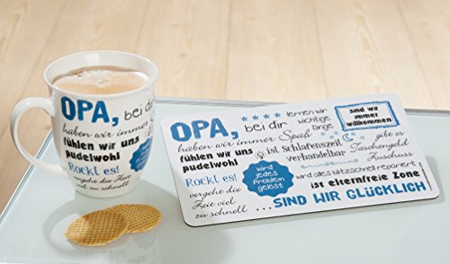 1x Jumbo-Tasse Opa bei dir... 400 ml, Geschenk, Lieblingsopa, Geschirr, Küche 1x Jumbo-Tasse Opa bei dir... 400 ml, Geschenk, Lieblingsopa, Geschirr, Küche von GILDE