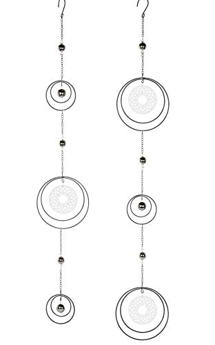 GILDE 1 x Girlande Mandala Metall grau Länge 90 cm, Fensterdeko, Geschenk, Wanddeko GILDE 1 x Girlande Mandala Metall grau Länge 90 cm, Fensterdeko, Geschenk, Wanddeko von GILDE