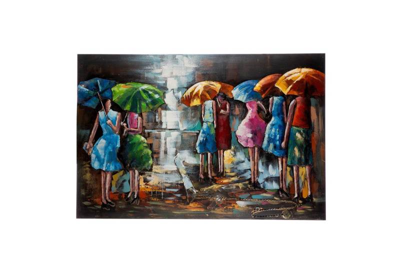 GILDE Bild RAINY SUMMER Bild - mehrfarbig - Metall - H. 80cm x B. 120cm - Deko, (1xBild), Dekoration - Wohnzimmer Bilder - Wandbild Modern von GILDE