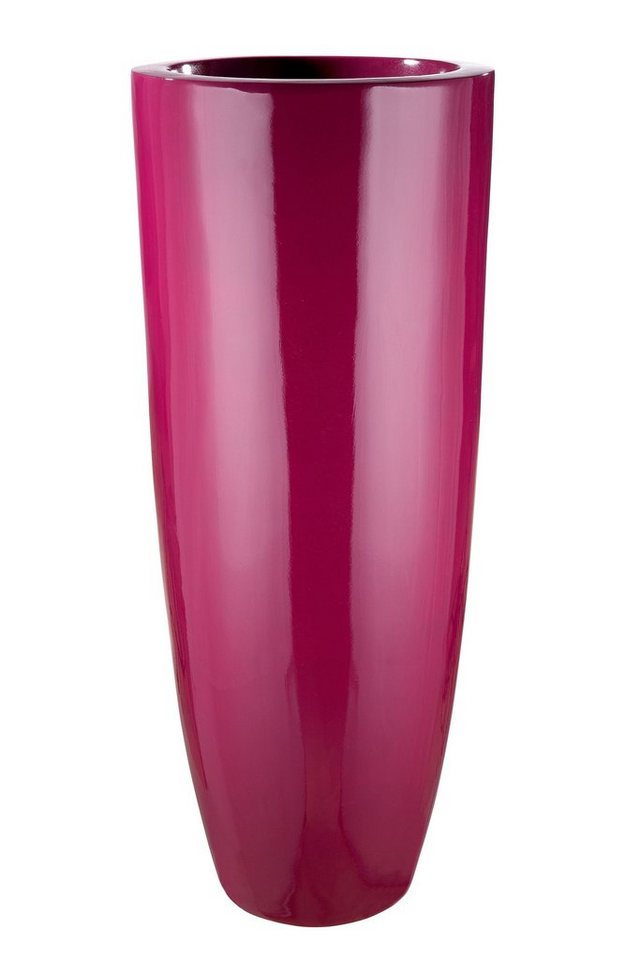 GILDE Blumentopf GILDE Pflanzgefäß Konus - pink - H. 92cm x D. 36cm von GILDE