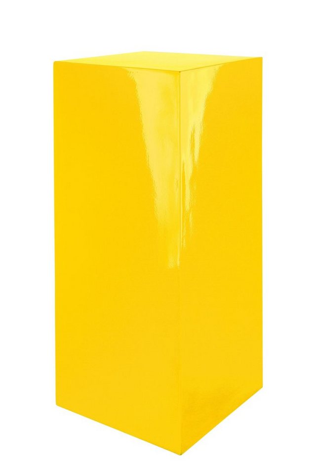 GILDE Blumentopf GILDE Säule Solid - gelb - H. 70cm x B. 27cm von GILDE