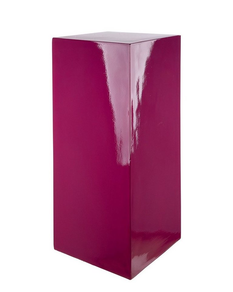 GILDE Blumentopf GILDE Säule Solid - pink - H. 70cm x B. 27cm von GILDE