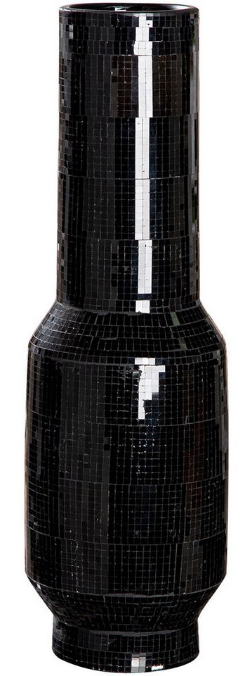 GILDE Bodenvase Bodenvase Black Disco schwarz H. 51 cm (1 St) von GILDE