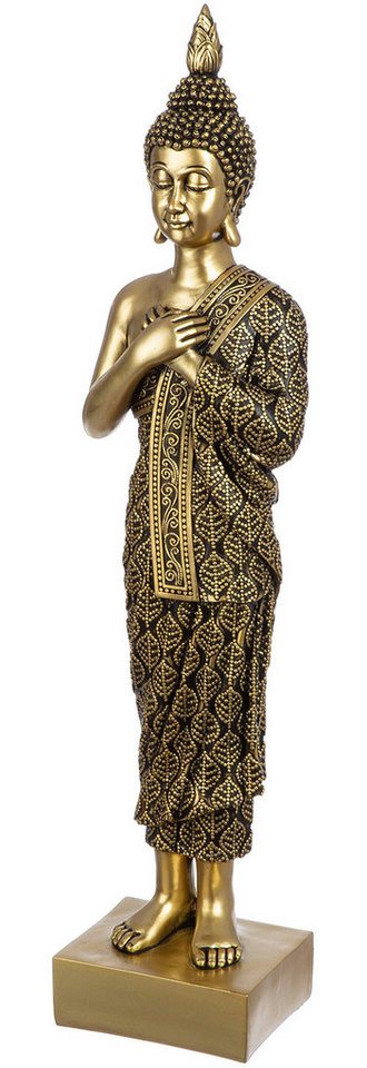 GILDE Buddhafigur Figur Buddha denkender Buddha goldfarben H. 55 cm (1 St) von GILDE