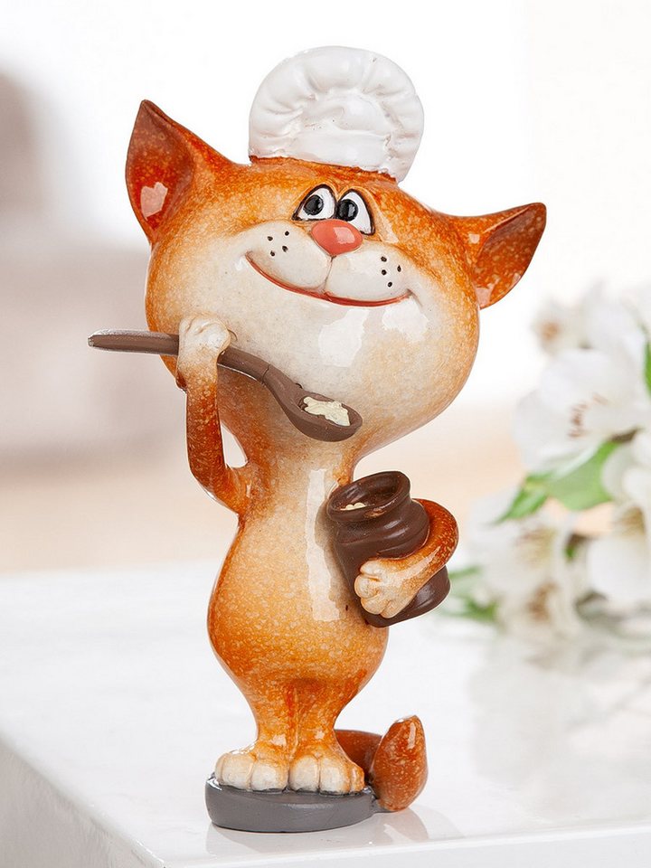 GILDE Comicfigur Dekofigur CatCollection Katzenfiguren Berufe und Charaktere Poly von GILDE