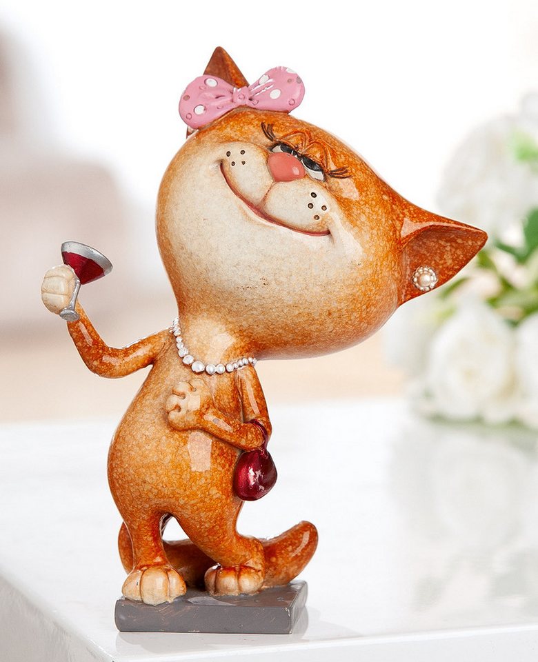 GILDE Comicfigur Dekofigur CatCollection Katzenfiguren Berufe und Charaktere Poly von GILDE