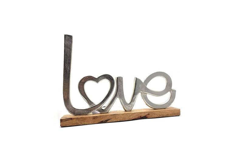 GILDE Deko-Buchstaben Alu Schriftzug Love", ca. 41 x 28,5 cm (1 St)" von GILDE